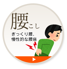 ぎっくり腰、慢性的な腰痛 ぎっくり腰、慢性的な腰痛